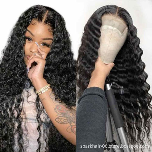 Natural Virgin Brazilian HD Human Hair Lace Front Wigs Cheap Cuticle Aligned Human HD Hair Wig Virgin Cuticle Human Hair Wig
